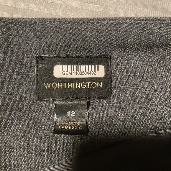 Worthington Pencil Skirt Grey - Picture 3 of 4